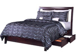 NV23D5 Nevis Low Profile Storage Bed In Espresso