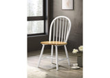 4129 Cinder Wood Dining Side Chair White (Set of 4)
