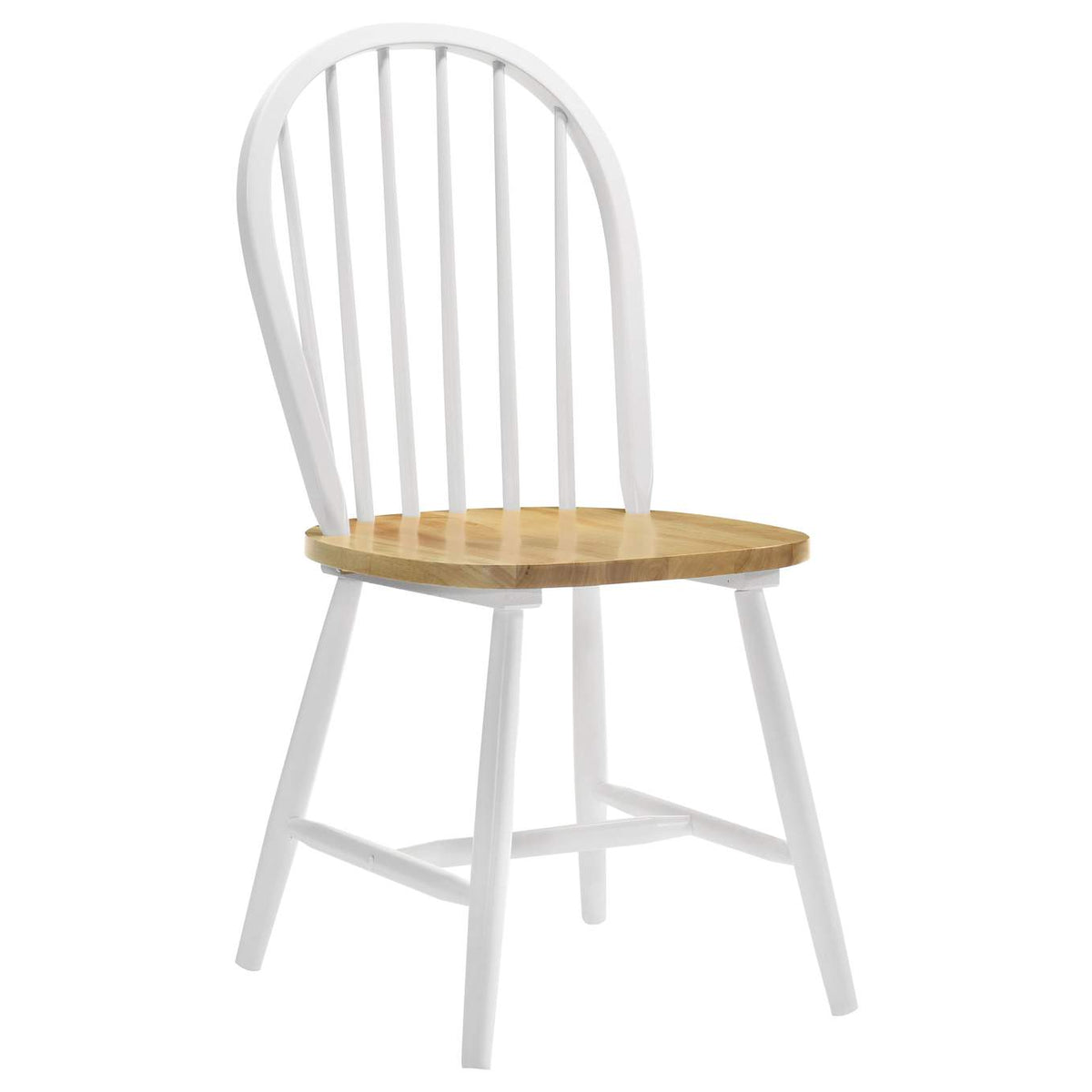 4129 Cinder Wood Dining Side Chair White (Set of 4)