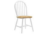 4129 Cinder Wood Dining Side Chair White (Set of 4)
