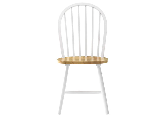 4129 Cinder Wood Dining Side Chair White (Set of 4)