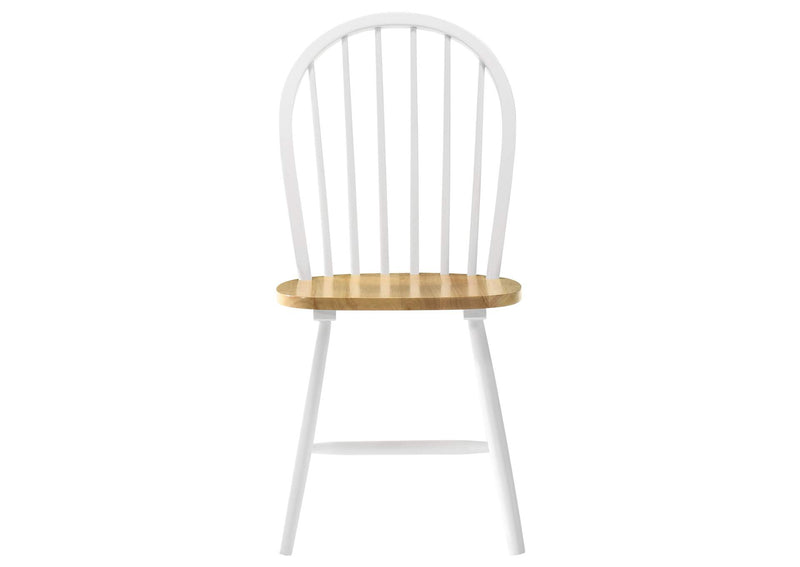 4129 Cinder Wood Dining Side Chair White (Set of 4)