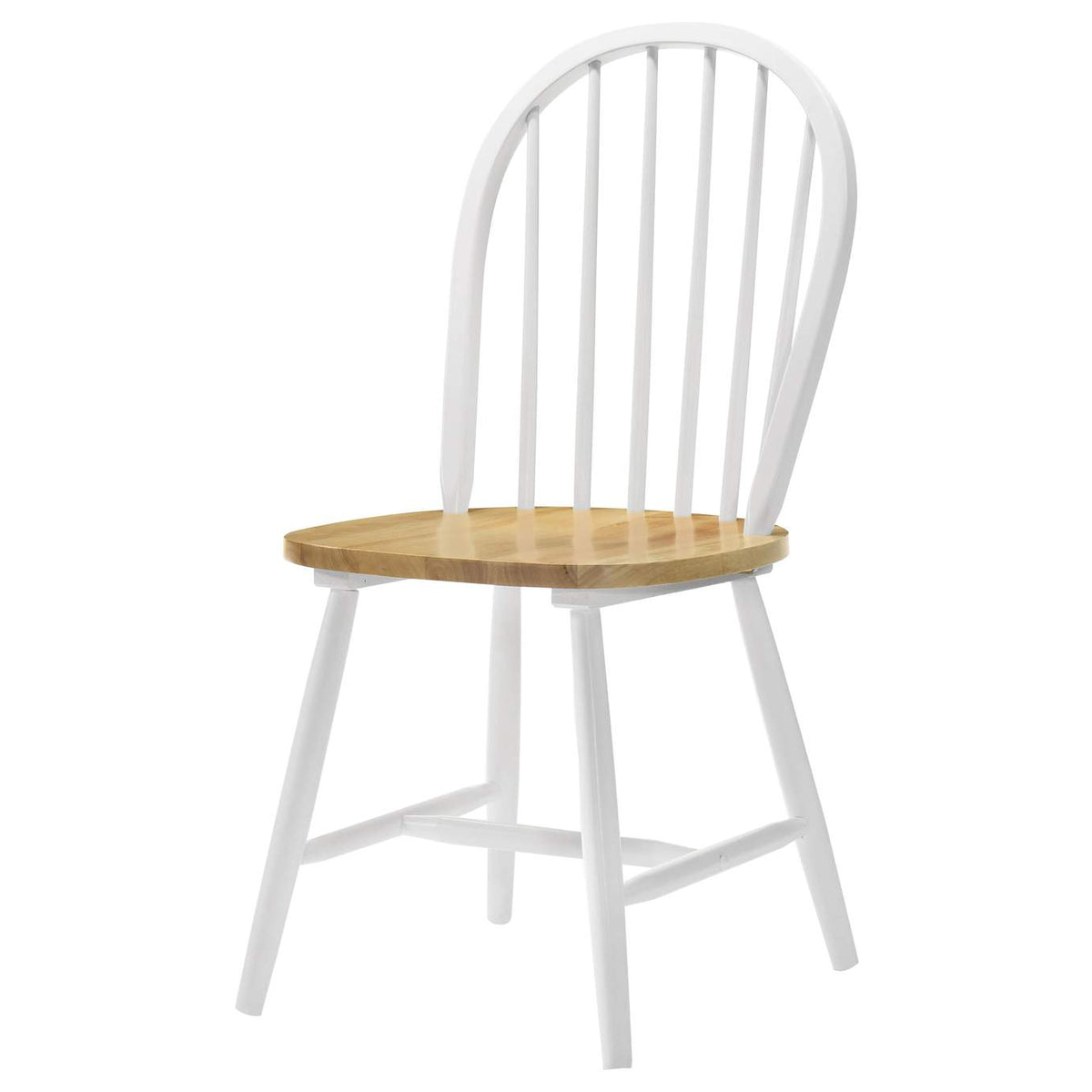 4129 Cinder Wood Dining Side Chair White (Set of 4)