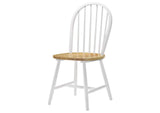 4129 Cinder Wood Dining Side Chair White (Set of 4)