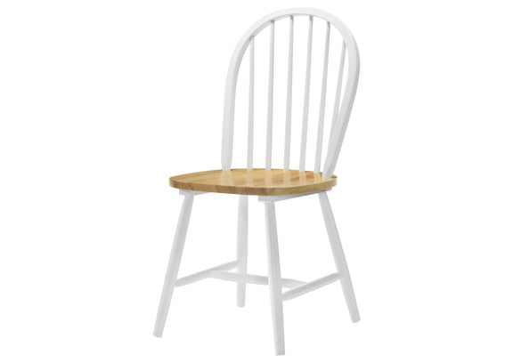 4129 Cinder Wood Dining Side Chair White (Set of 4)