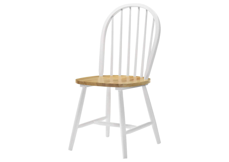4129 Cinder Wood Dining Side Chair White (Set of 4)