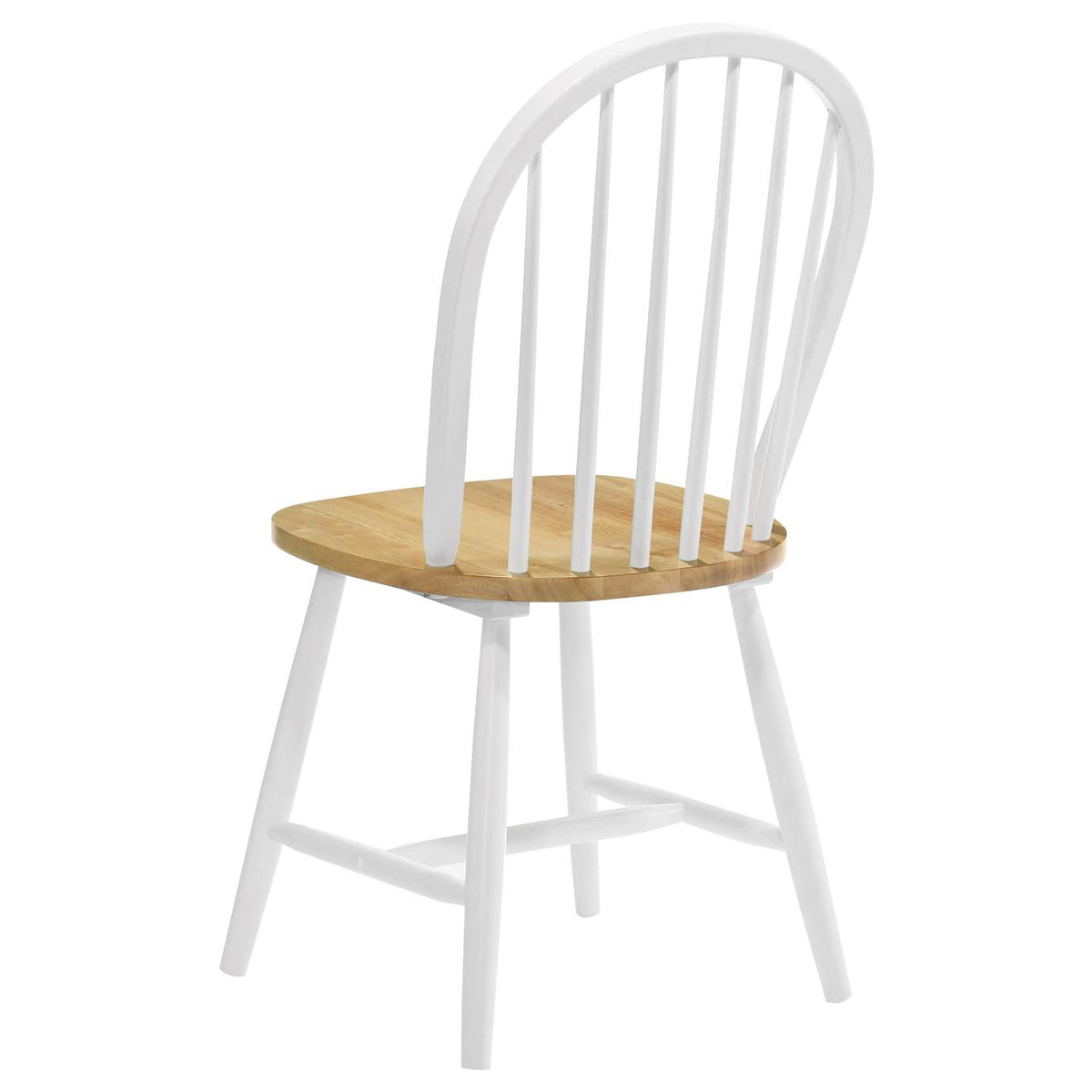 4129 Cinder Wood Dining Side Chair White (Set of 4)
