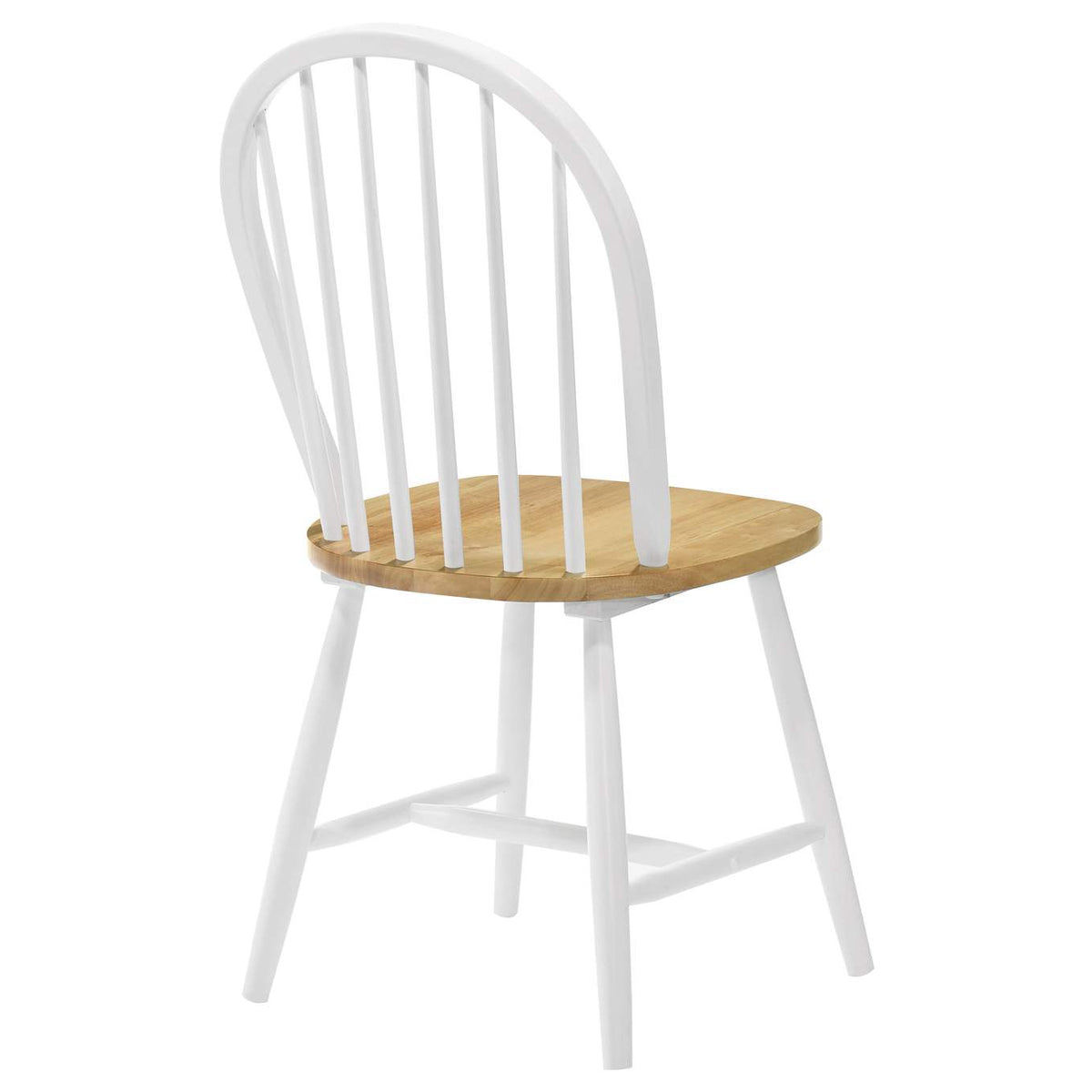 4129 Cinder Wood Dining Side Chair White (Set of 4)