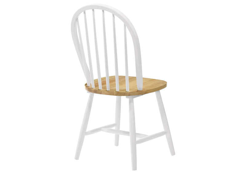4129 Cinder Wood Dining Side Chair White (Set of 4)