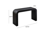 TOV-OC44099 Hump Black Console Table