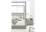 AZBXH6 Oxford Upholstered Canopy Bed In Mineral