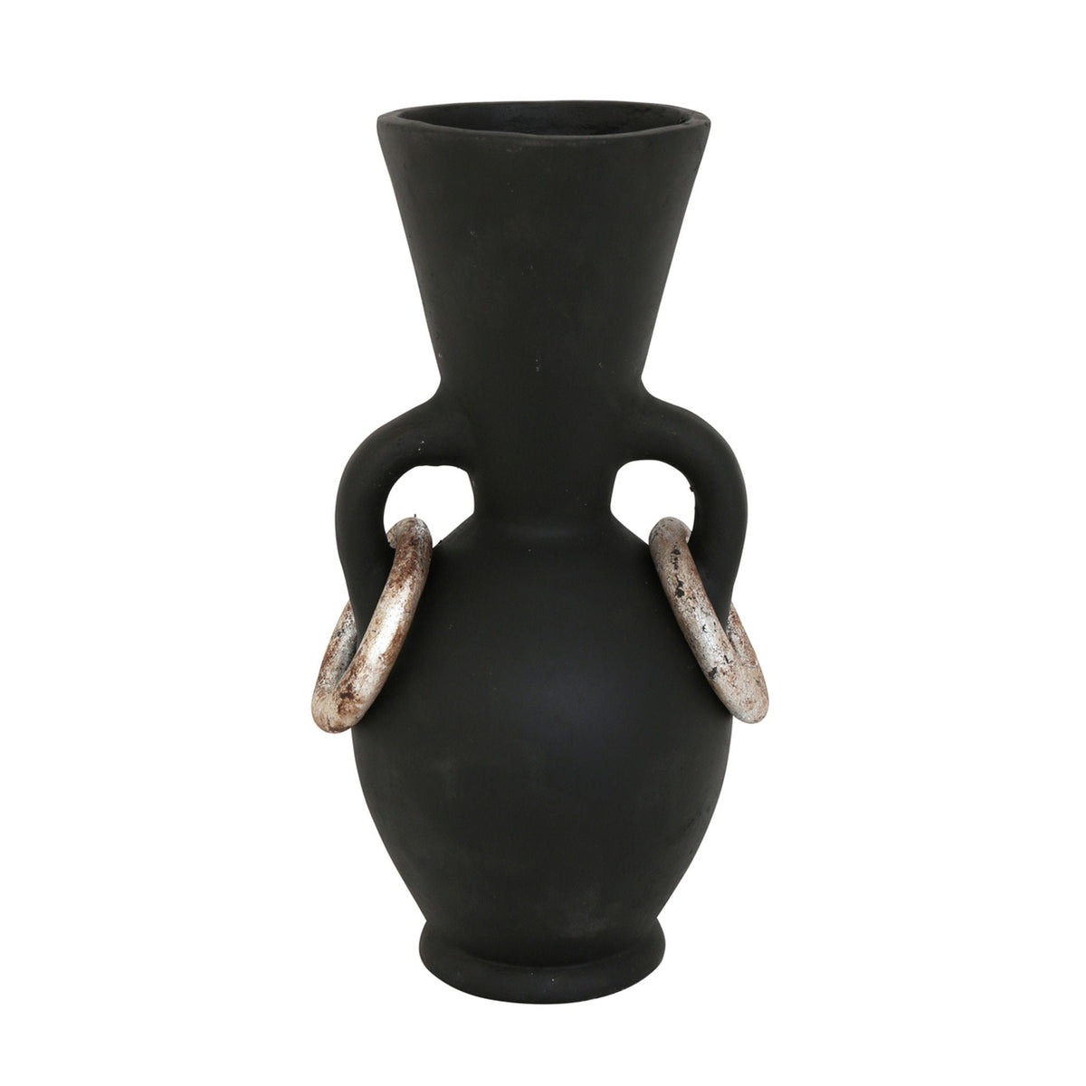 14" Xixa Small Ecomix Vase - Black