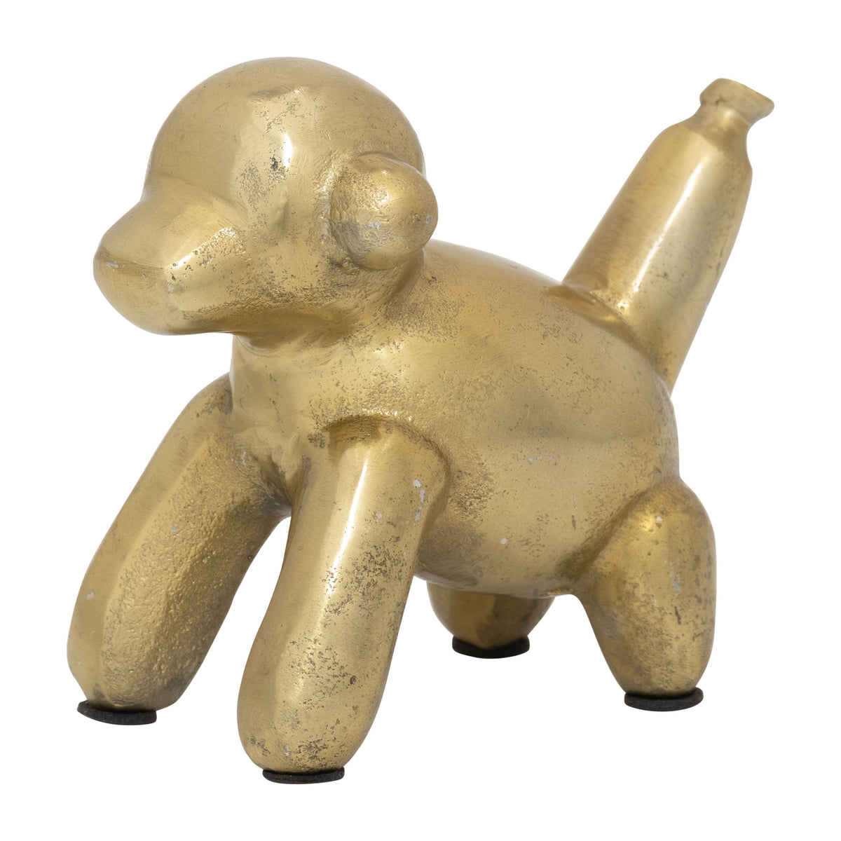 Metal Balloon Monkey 5" - Gold