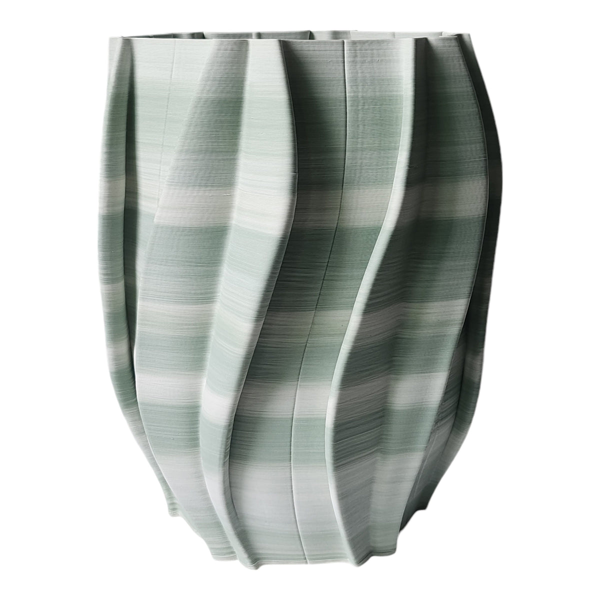 Hazen 3D Printed Vase - Green