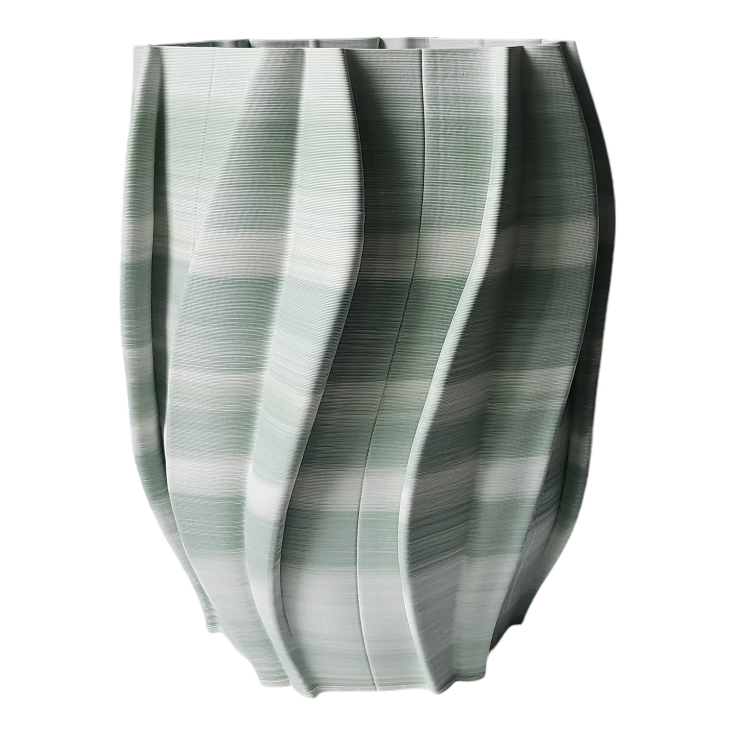 Hazen 3D Printed Vase - Green