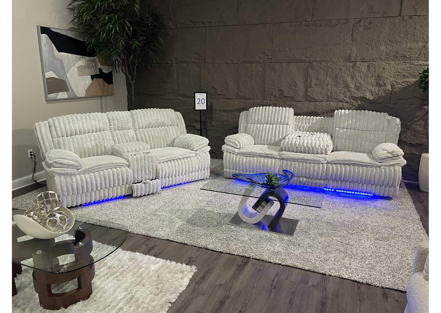 U8686-BLACK_P1-PRS_PCRLS_PR_W_LED U8686 BLACK POWER REC SOFA WITH LED - POWER CON REC LOVESEAT W - LED - POWER REC W - LED