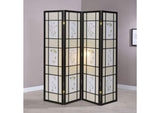 4407 Catabella 4-Panel Room Divider Folding Shoji Screen Floral