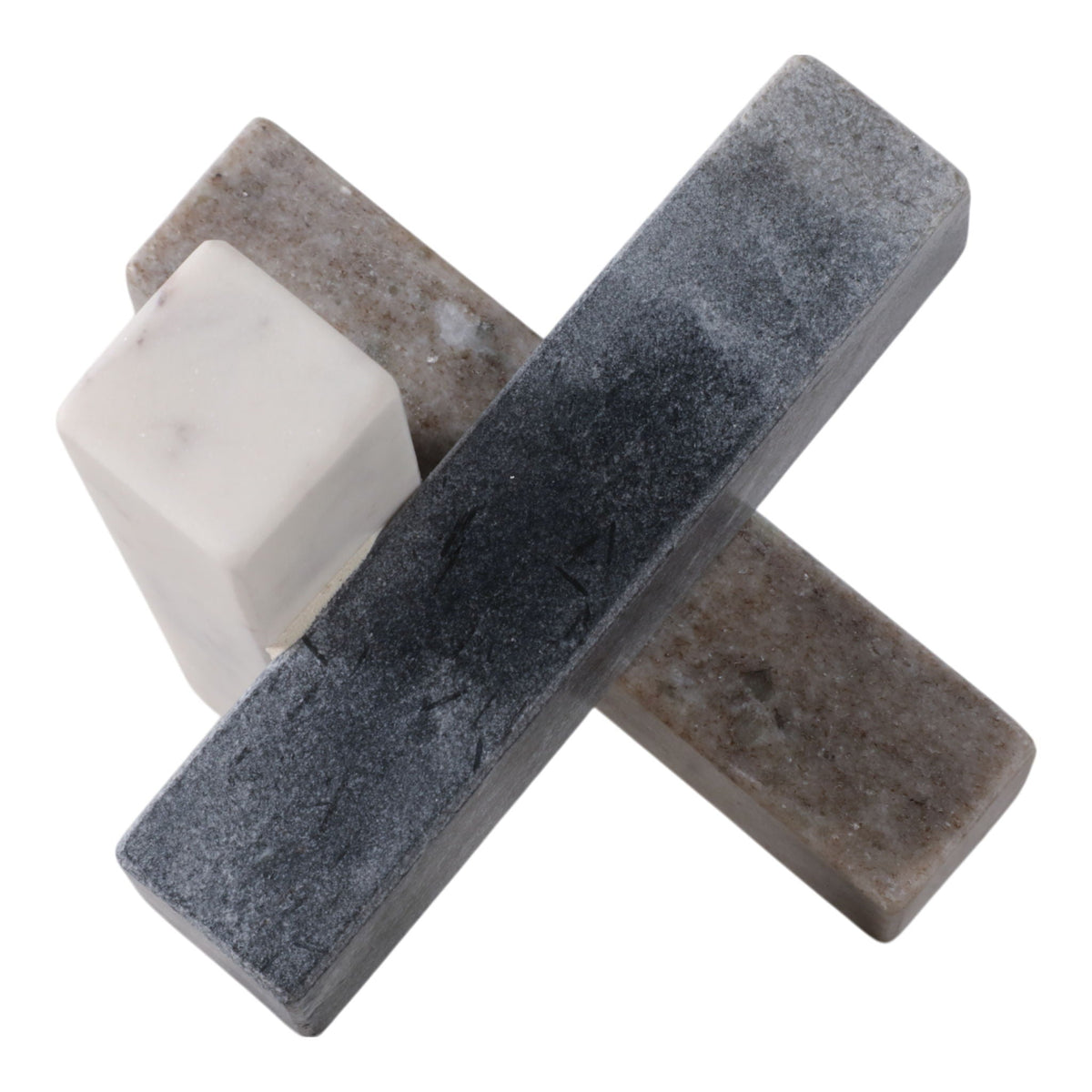 6" x 6" Marble Abstract Jack - Multi