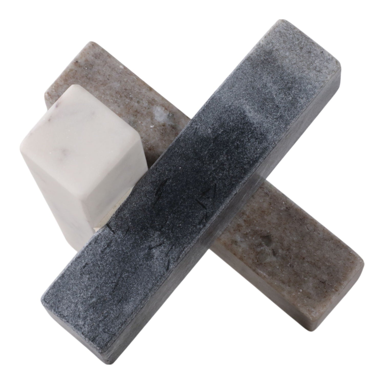 6" x 6" Marble Abstract Jack - Multi