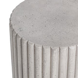 Givens - Outdoor Accent Table - Light Gray