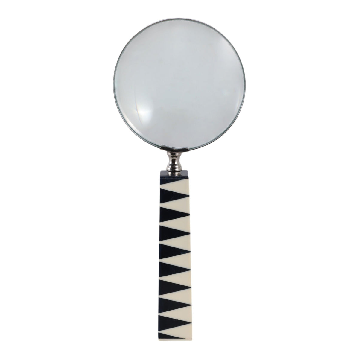 10" x 4 Sharp Lines Magnifying Glass - Blue / White