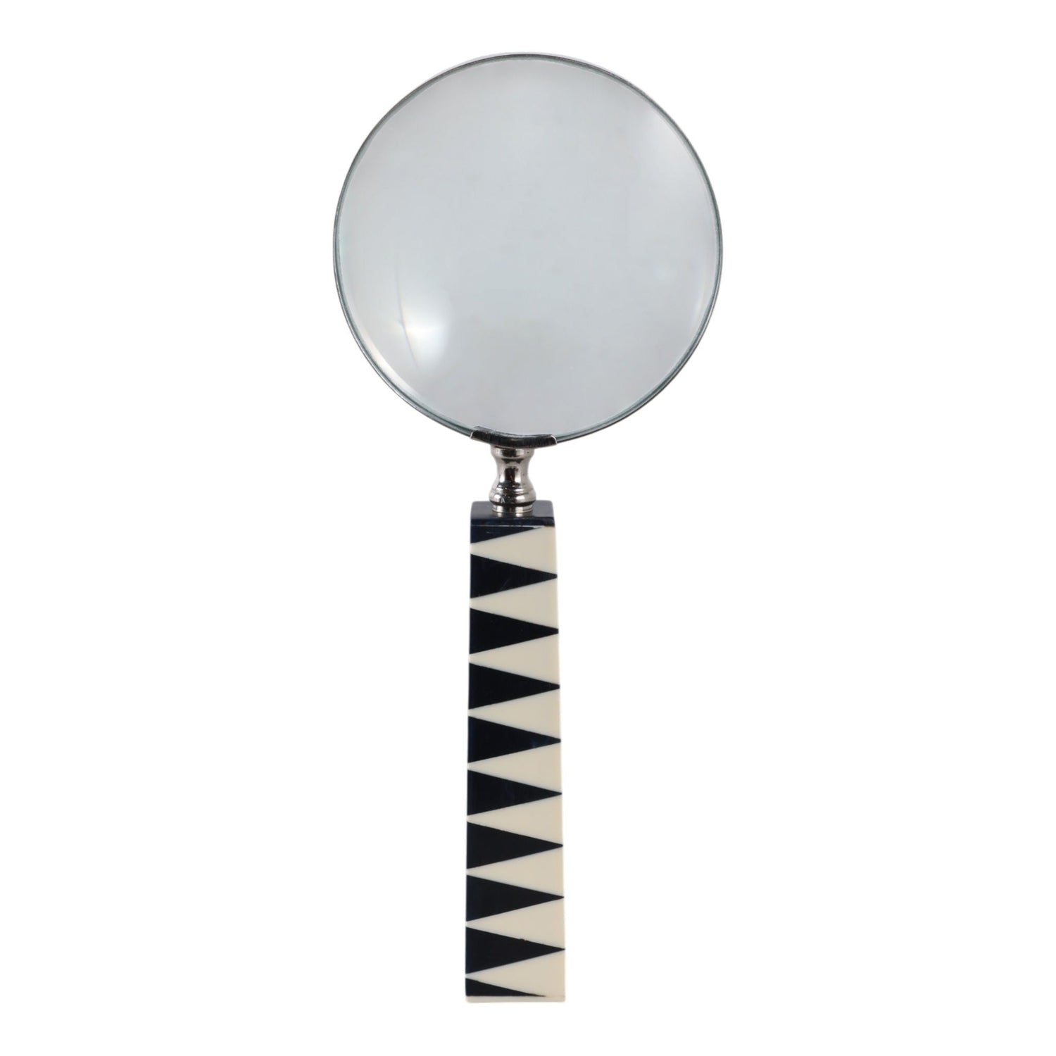 10" x 4 Sharp Lines Magnifying Glass - Blue / White