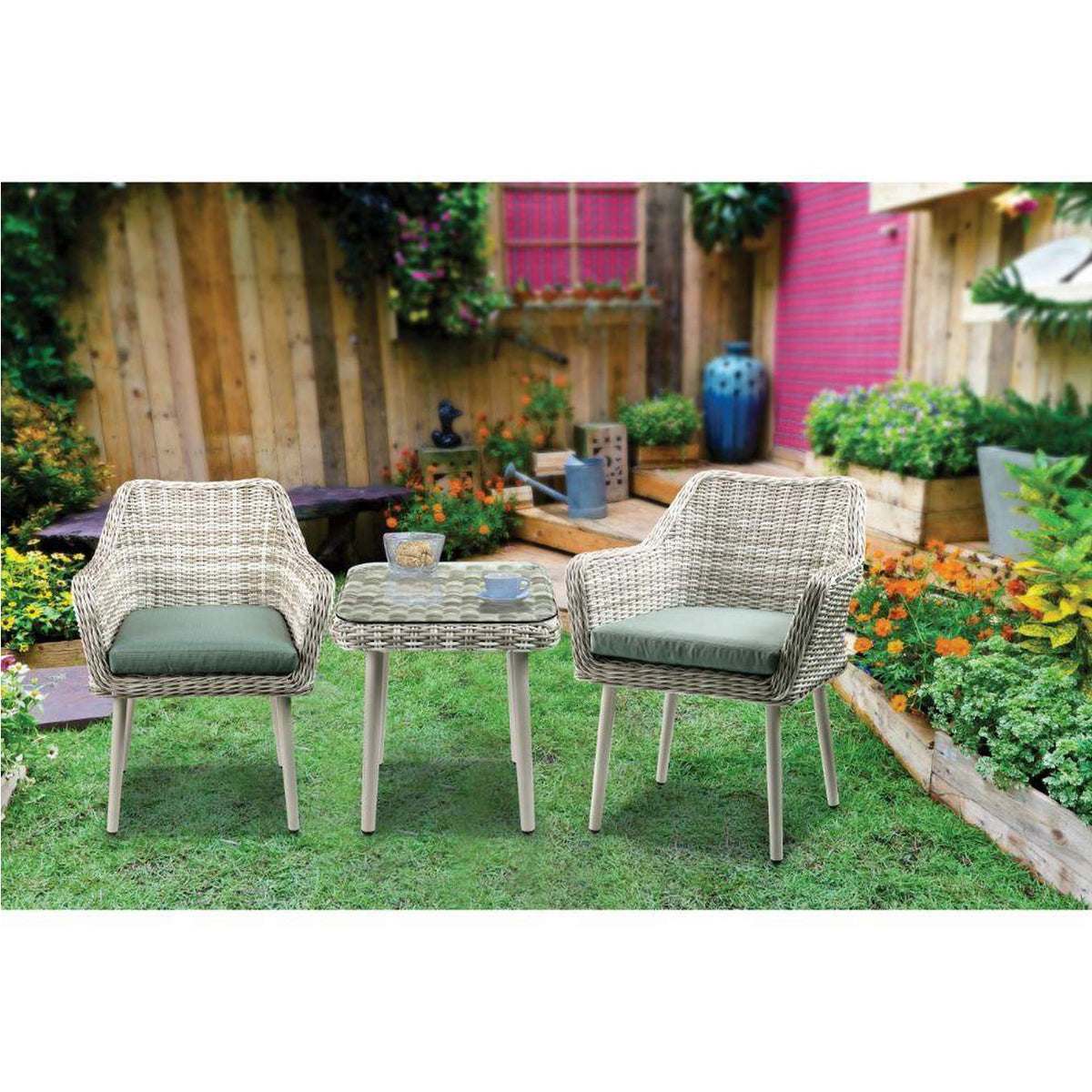 45005 Tashay 3Pc Pack Patio Bistro Set