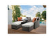 45010 Salena Patio Sofa with 2 Pillows and 2 Ottomans