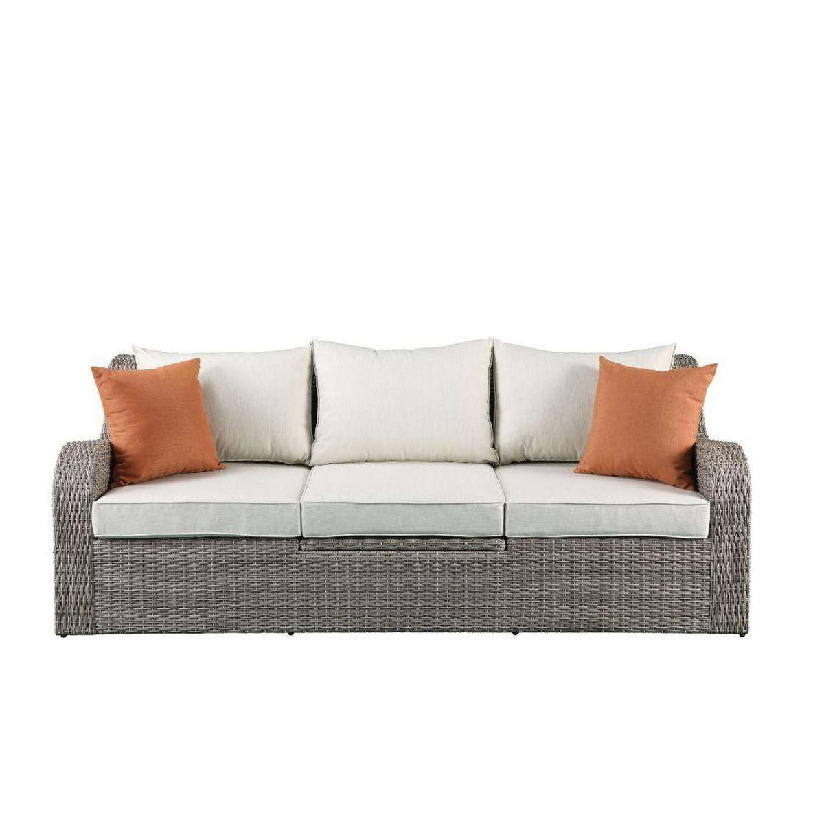 45010 Salena Patio Sofa with 2 Pillows and 2 Ottomans