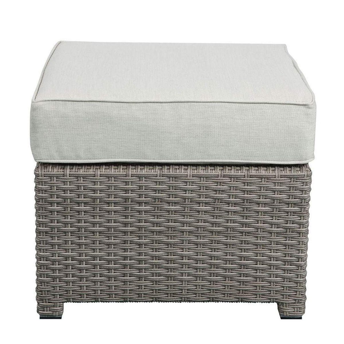 45015 Salena Patio Sofa with 2 Pillows and Ottoman