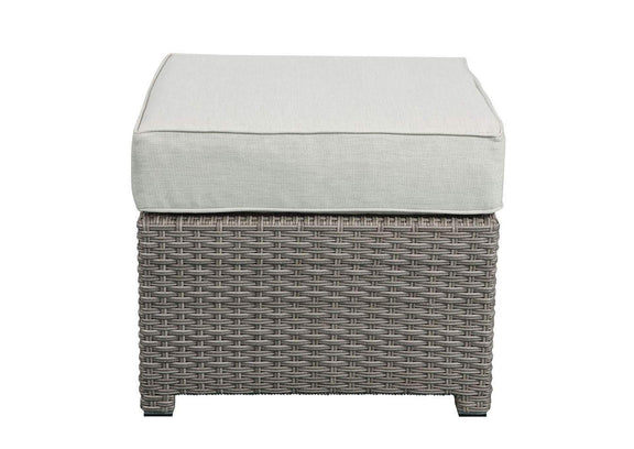 45015 Salena Patio Sofa with 2 Pillows and Ottoman
