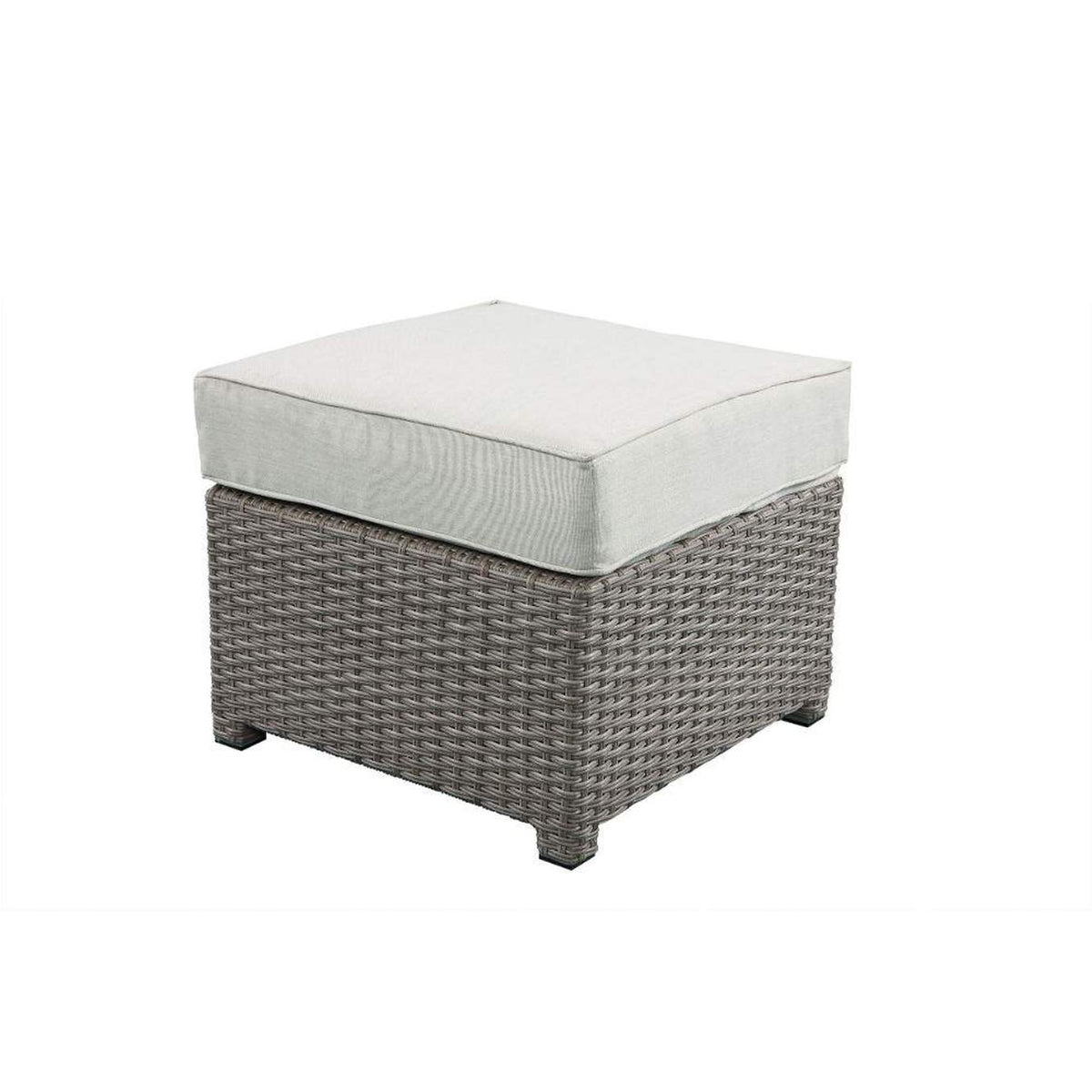 45015 Salena Patio Sofa with 2 Pillows and Ottoman