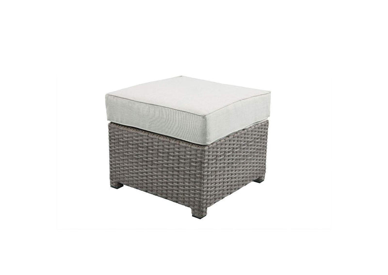 45015 Salena Patio Sofa with 2 Pillows and Ottoman