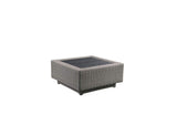 45020 Salena Patio Sectional Sofa with 4 Pillows and Coffee Table