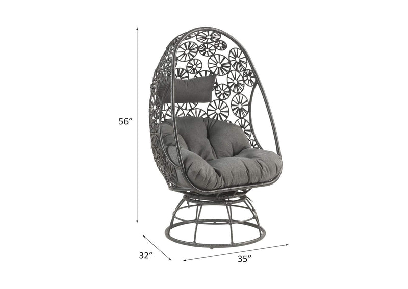 45113 Hikre Patio Lounge Chair and Side Table