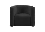 TOV-S68209 Curves Black Velvet Lounge Chair