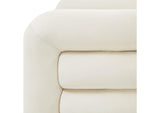 TOV-S68233 Curves Cream Velvet Lounge Chair