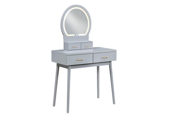 4565GY Dressing Table with Mirror