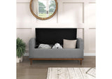4590GY Brigitte Lift Top Storage Bench