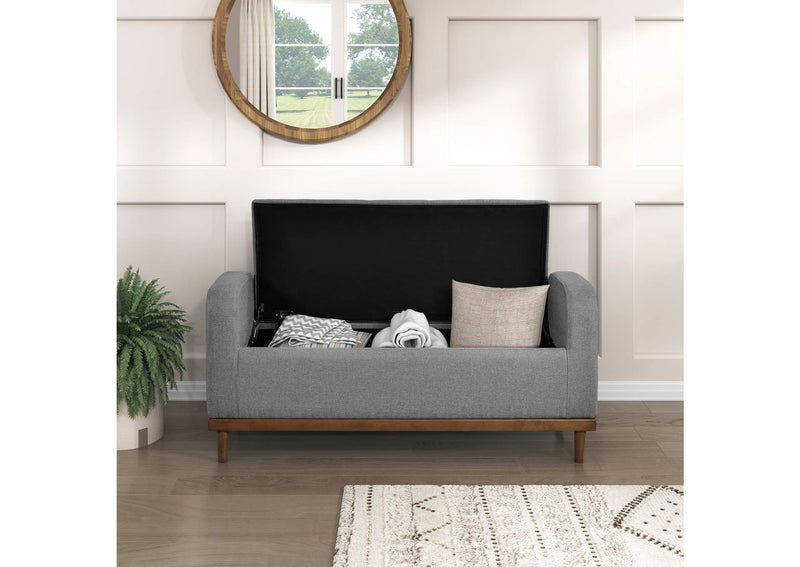 4590GY Brigitte Lift Top Storage Bench