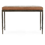 Malo - 28" Leather Bench