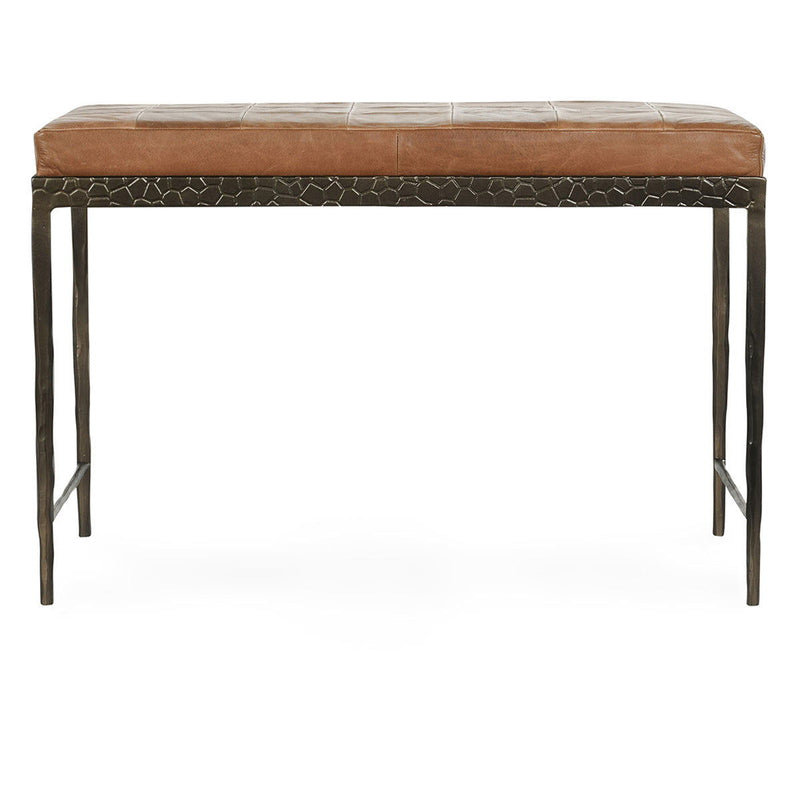 Malo - 28" Leather Bench
