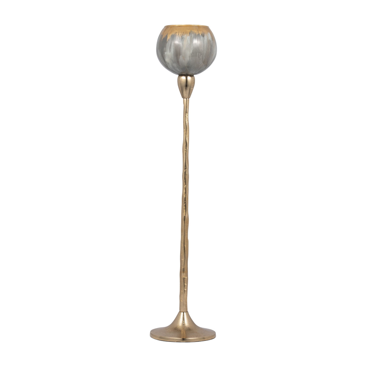 Glass Tealight Holder 24" - Wickhom Gray