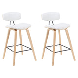 Fox - Swivel Counter Height Stool - Light Brown