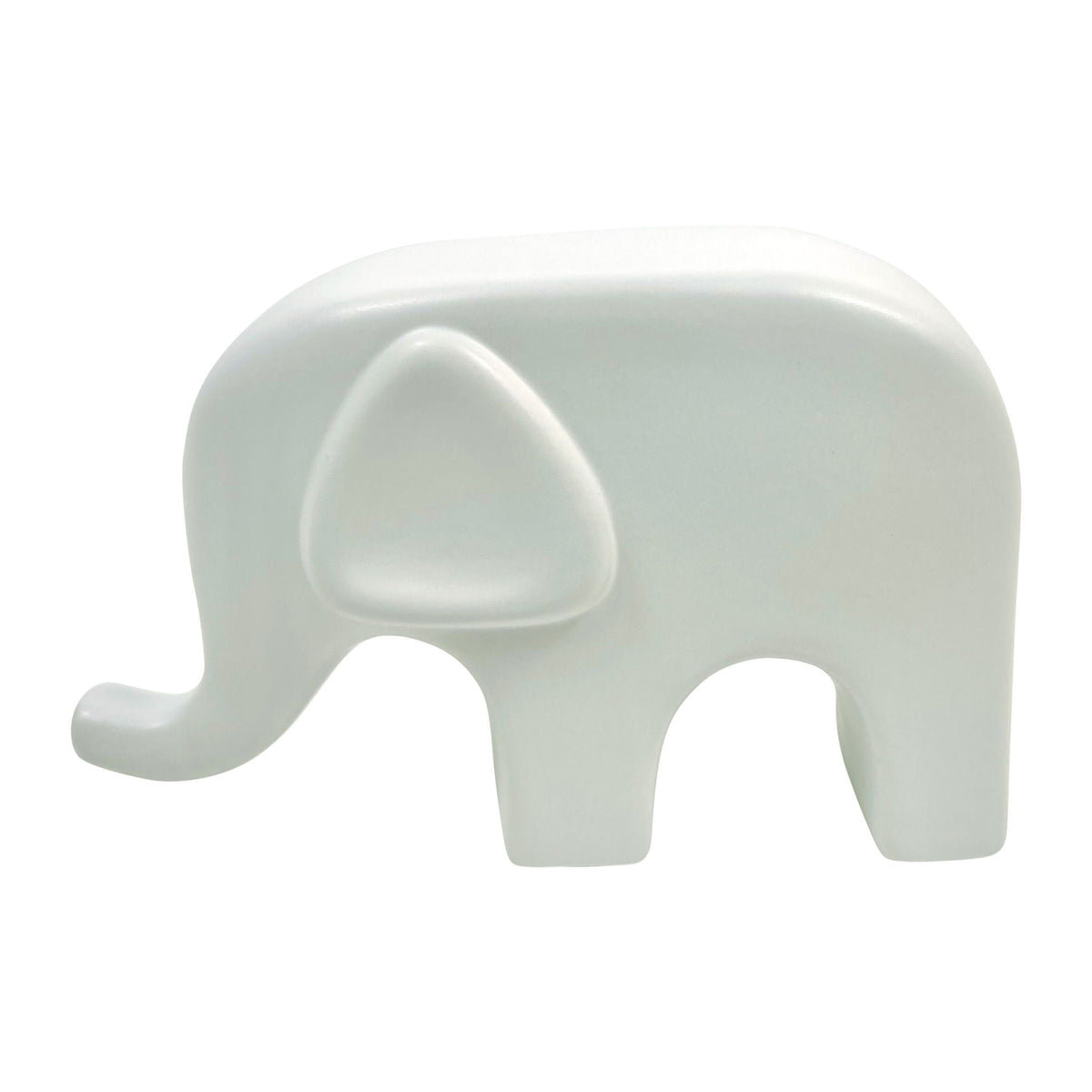 9" Big Ear Elephant - White