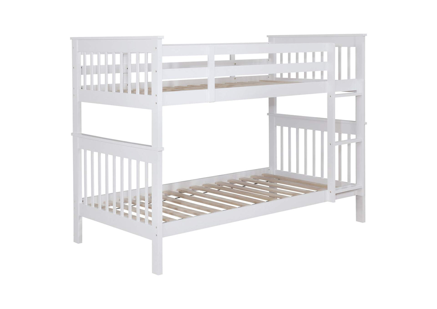 Chapman Wood Twin Over Twin Bunk Bed White