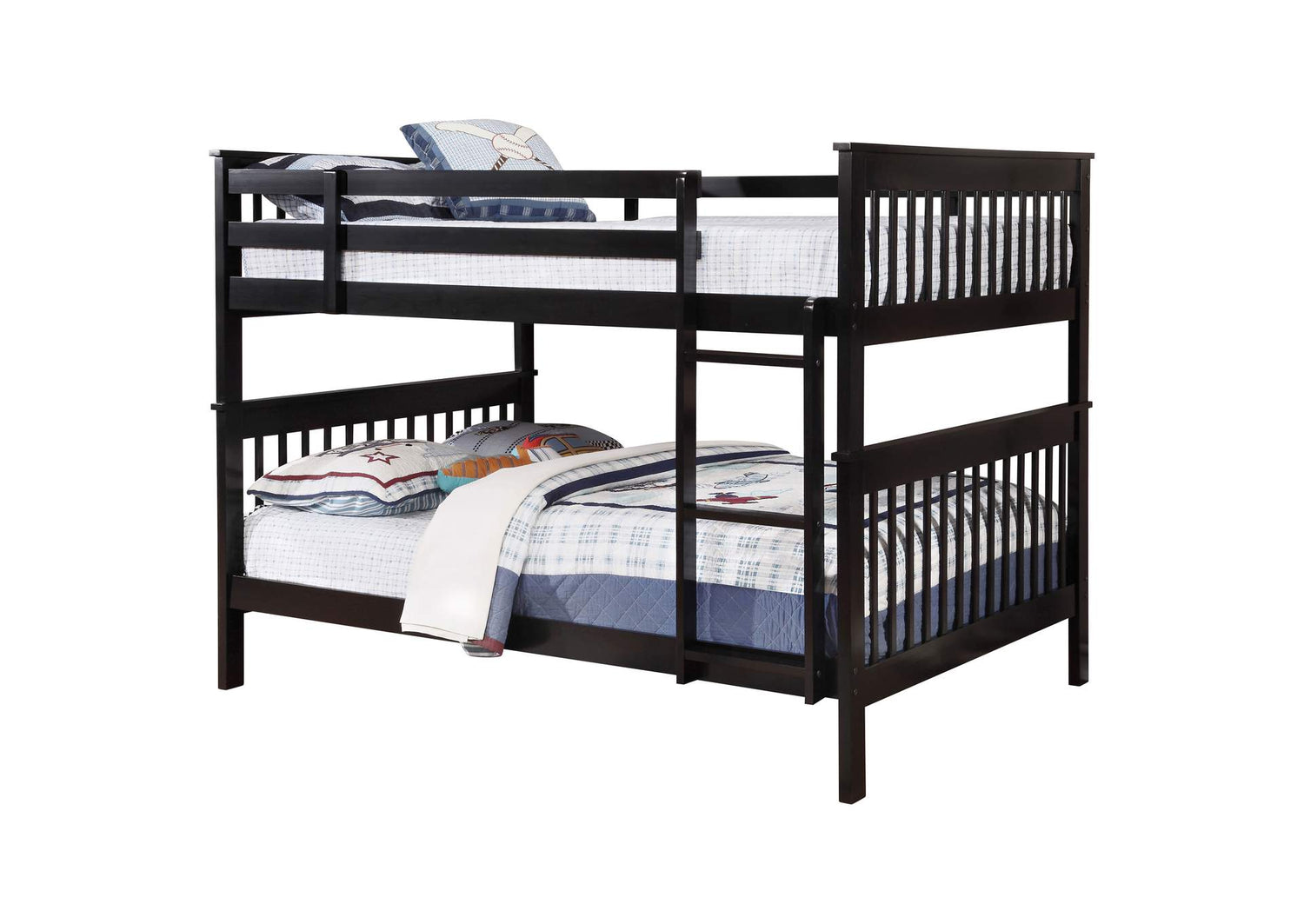 Chapman Wood Full Over Full Bunk Bed Black