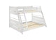 460593WHT Holden Wood Veneer Twin Over Full Bunk Bed White