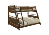 460593 Holden Wood Veneer Twin Over Full Bunk Bed Walnut