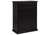 460595BLK Sumerlin 6-drawer Bedroom Chest of Drawers Black